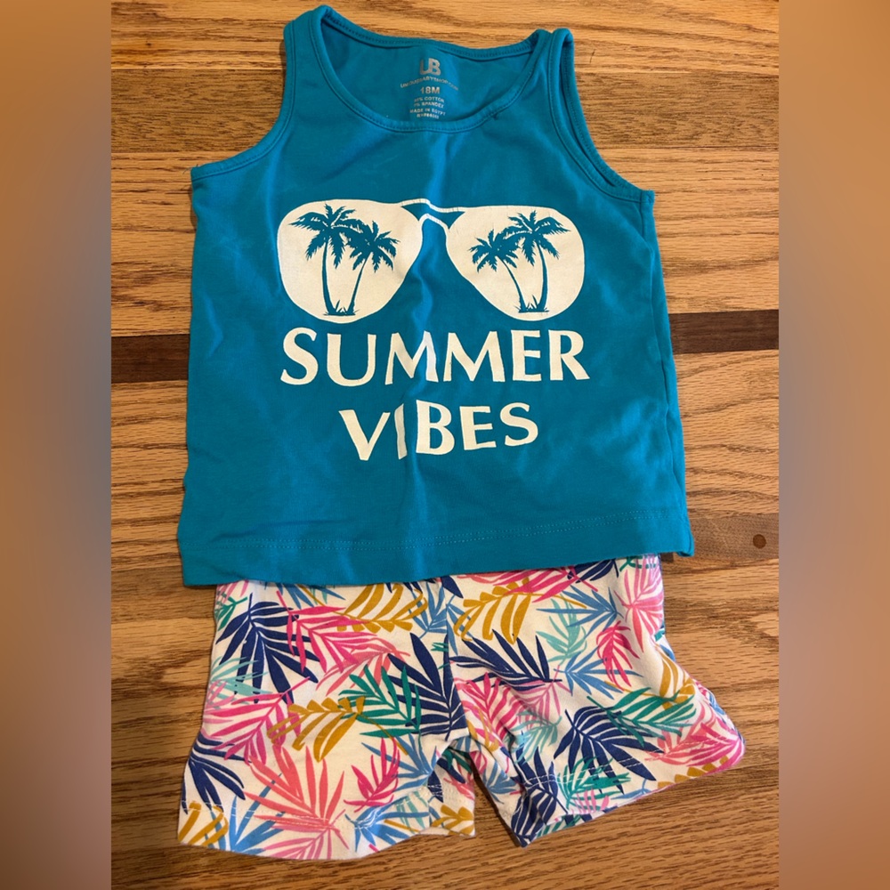 Summer Vacation Outfit 18 month